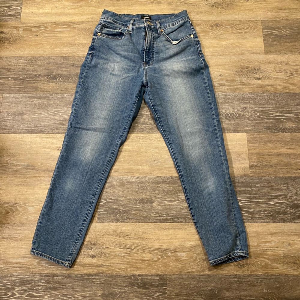 Express Medium Wash Skinny Jeans